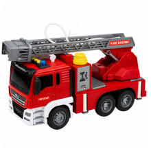 Fire Truck with Boom, Water Pouring Function, Lights and Sounds