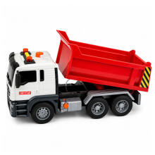 Tipper Truck Lifting Box Opening Lights Sounds Red