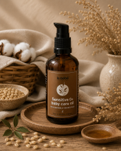 La Bebe™ Organics Sensitive 0+ Art.297551 Питательное детское масло для чувствительной кожи 50 мл