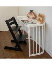 Waldin  Bed Crib  5 in 1 Art.297545 White Daugiafunkcinė medinė transformuojama lovelė 5 viename