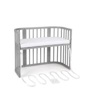 Waldin  Bed Crib  5 in 1 Art.297545 Grey Daugiafunkcinė medinė transformuojama lovelė 5 viename