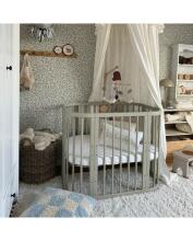 Waldin  Bed Crib  5 in 1 Art.297546 Olive Daugiafunkcinė medinė transformuojama lovelė 5 viename