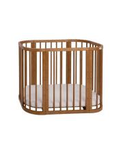 Waldin  Bed Crib  5 in 1 Art.297547 Vintage Daugiafunkcinė medinė transformuojama lovelė 5 viename