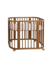 Waldin  Bed Crib  5 in 1 Art.297547 Vintage Daugiafunkcinė medinė transformuojama lovelė 5 viename