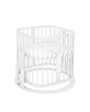 Waldin  Cradle for the 7in1 Crib Art.297562 White Rocking mechanism for 7in1 baby bed