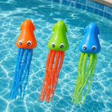 Squid Jellyfish Diving Toys For Children's Pool Bath 3pcs.