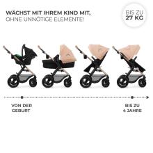 Kinderkraft Moov2 Air 4 in1 Art.297979 Beige 3 viename kūdikio vežimėlis