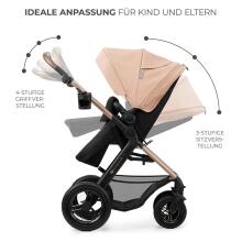 Kinderkraft Moov2 Air 4 in1 Art.297981 Light Grey 3 viename kūdikio vežimėlis