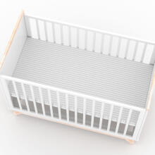 Elf Bed Vigo Art.298086 White Medinė kūdikio lovelė 120x60 cm