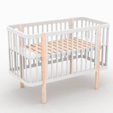 Elf Bed Kalmia Art.298151 White  Medinė kūdikio lovelė 120x60 cm