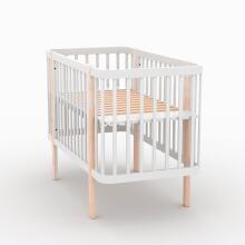 Elf Bed Kalmia Art.298155 Nut Medinė kūdikio lovelė 140x70 cm