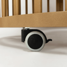 Elf Bed Crib Roundy  Art.298159 Nut Stilinga apvali medinė lovelė