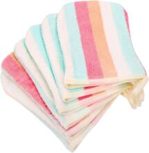 Bebe Basic Washcloth Art.298318 Stripes Medvilninė skalbimo pirštinė