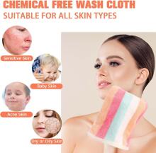 Bebe Basic Washcloth Art.298318 Stripes Medvilninė skalbimo pirštinė