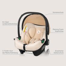 Lionelo Astrid I-Size Art.298323 Beige Infant car seat (0–13 kg)
