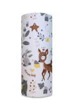 Diaper - 26926 - TETRA PRINT - EGA - LUX -  JELONEK - BROWN - size 70x80 cm