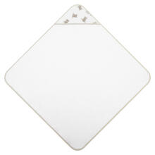 BATH COVER TERRY 100X100 TEDDY WHITE