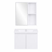 Bathroom vanity unit with sink and mirror furniture set wall-mounted ModernHome