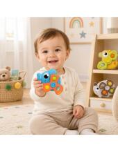 WOOPIE BABY Sukamieji sensoriniai žaislai su siurbtukais gyvūnai 3 vnt.