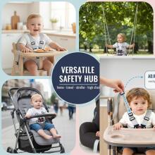 Kidsworld High Chair Safety Belts Art.298739 Aukštos kėdutės saugos diržas