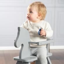 Kidsworld Rocking Horse Art.298741 Grey medinis vaikiškas supamasis arklys