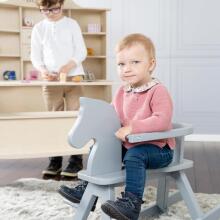 Kidsworld Rocking Horse Art.298741 Grey medinis vaikiškas supamasis arklys