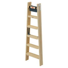 Dvipusės kopėčios H77 ComfortLine / medinės / 2x6 laipteliai