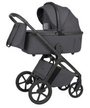 Vaikiškas vežimėlis 2in1 CARRELLO Vector CRL-6700 Ample Grey