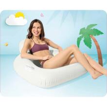 Pučiamas plaukimo krėslas baltas INTEX 56801