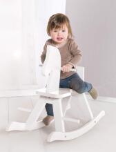 Kidsworld Rocking Horse Art.299213 White medinis vaikiškas supamasis arklys