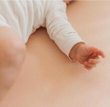 Aerosleep Fitted Sheet Art.299216 Peach Paklodė su guma 70x140 cm