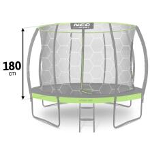 Vidinis tinklas Neo-sport trampolinams 252cm 8ft 6 stulpai