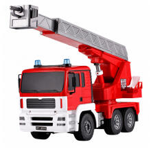 Fire Truck with 660° Rotating Boom, Remote Controlled RC 1:20