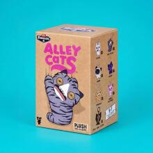 Fuggler Alley Cat Keyring Art.299879: juokingas bjaurus monstras pliušinis kolekcinis žaislas RANDOM
