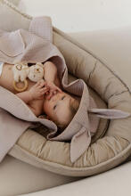 BATH COVER WAFFLE BEIGE 110X110