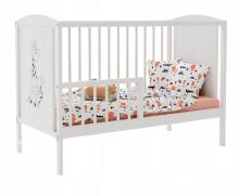 Elf Bed Bloom Art.300022 Bear Taupe Детская деревянная кроватка 120x60см