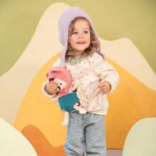 Fabric doll - Baby Jeanne and baby carier