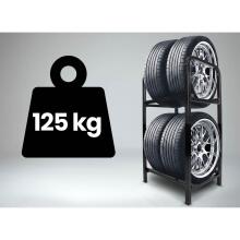 Padangų stovas metalinis lentynas 4 padangoms Humberg HM-388