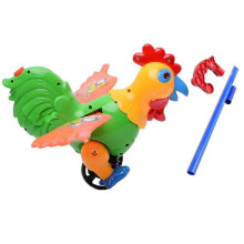 Play Smart Art.294262 Bērnu stumjamā rotaļlieta uz kociņa ar skaņas efektiem Gailēns