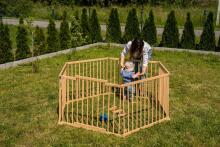 Wooden Playpen Hexagon Art.30298