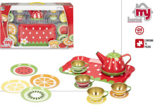 Colorbaby Toys Tea Party Cooking Set Art.46648 Детский игрушечный комплект металлической посуды 15шт.