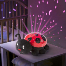 Summer Slumber Buddies Art.06566 Ladybug Muzikāla naktslampa-projektors