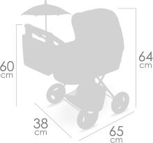 DeCuevas Toys Capriccio Art.85073 Lėlės su vežimėliu