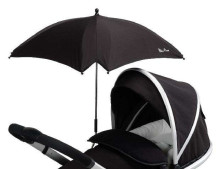 4Baby Sun Umbrella Art.31529 Black Зонтик для колясок (Универсальный)