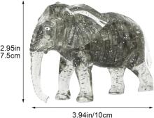 Crystal Puzzle Elephant Art.34087 Crystal 3D galvosūkis