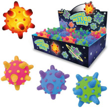 Toi Toys Meteor Neon Ball Art.543288  Каучуковый мячик со световыми эффектами (диаметр 6.5 см),1 шт
