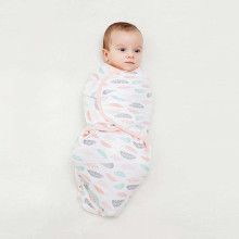 Summer Infant  Art.55796 SwaddleMe Хлопковая пелёнка для комфортного сна, пеленания 3,2 кг до 6,4 кг.