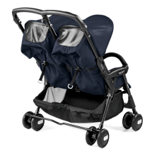„Peg Perego '20 Aria Twin Shopper“ prekės ženklas IP07280000GL53RO01 „Cinder“ vežimėlis dvyniams ar vaikams, turintiems mažą amžiaus skirtumą