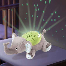 Summer Slumber Buddies Elefant Art.6896 Muzikāla naktslampa-projektors