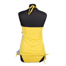 La bébé™ Swimsuit Art.38048 Summer Swimsuit Blue with yellow Купальник для беременных синий с желтым ( 38 )